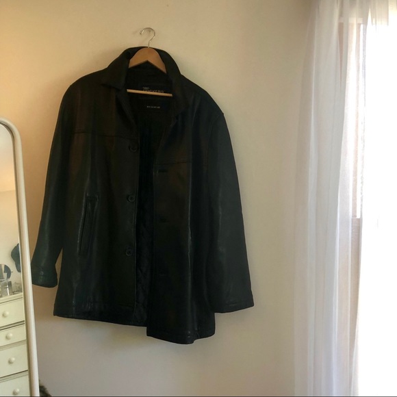 Oversized Leather Jacket - Picture 3 of 5